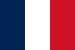 Die Flagge der Republik Frankreich